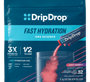 DripDrop Original Juicy Variety Pack - Fruit Punch, Cherry, Grape, Strawberry Lemonade - 32 count