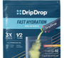 DripDrop Original Sunburst Variety Pack - Lemon Lime, Strawberry, Peach, Black Cherry - 32 count