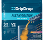 DripDrop Original Tropical Variety Pack - Mango, Passionfruit, Pina Colada, Acai- 32 count