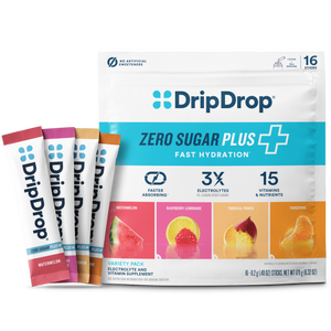 DripDrop Zero Sugar Plus Packaging 