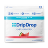 DripDrop Zero Sugar Plus Electrolyte Powder, Watermelon, 16 oz sticks, 30 Pack