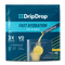 DripDrop Fast Hydration drink mix in a blue resealable pouch with lemon graphics and a glass of water with powder being poured, labeled Lemon flavor, 32 sticks.