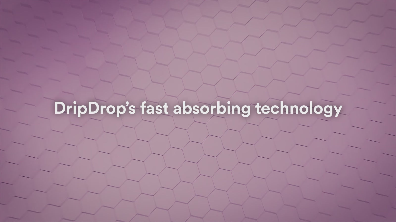 DripDrop's fast absorbing technology video illustration
